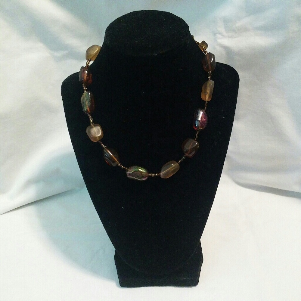 Brown Beaded Necklace
